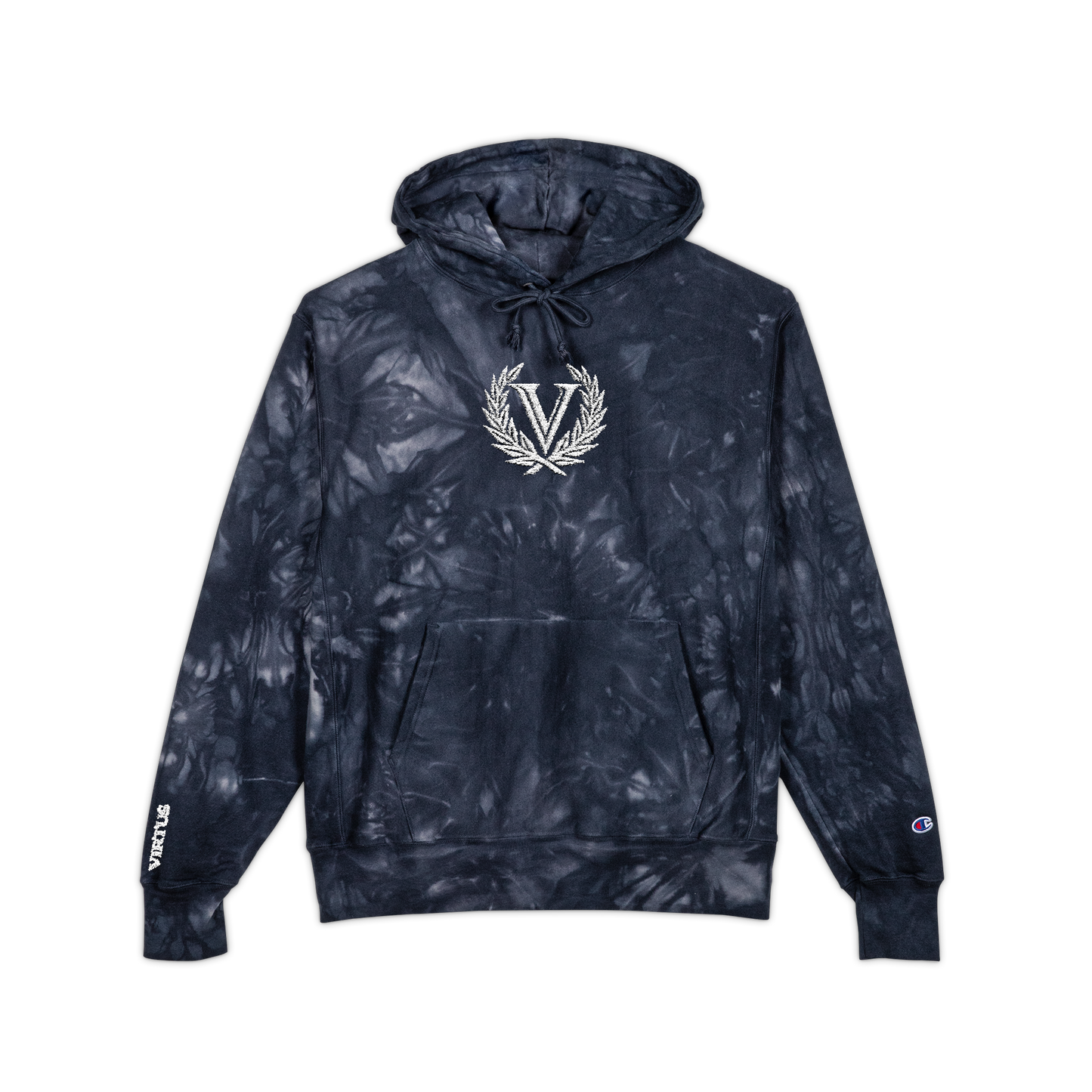 Virtus Champion Tie-Dye Hoodie (Embroidery)