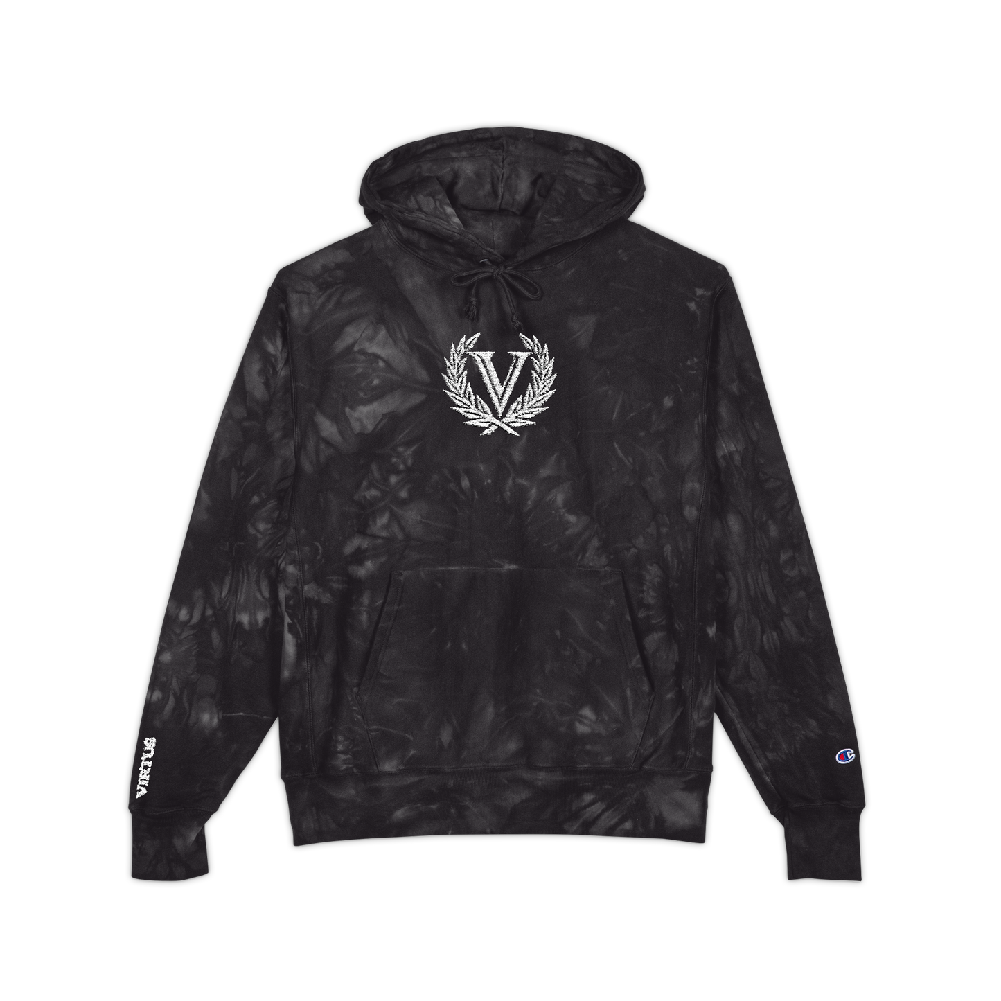 Virtus Champion Tie-Dye Hoodie (Embroidery)