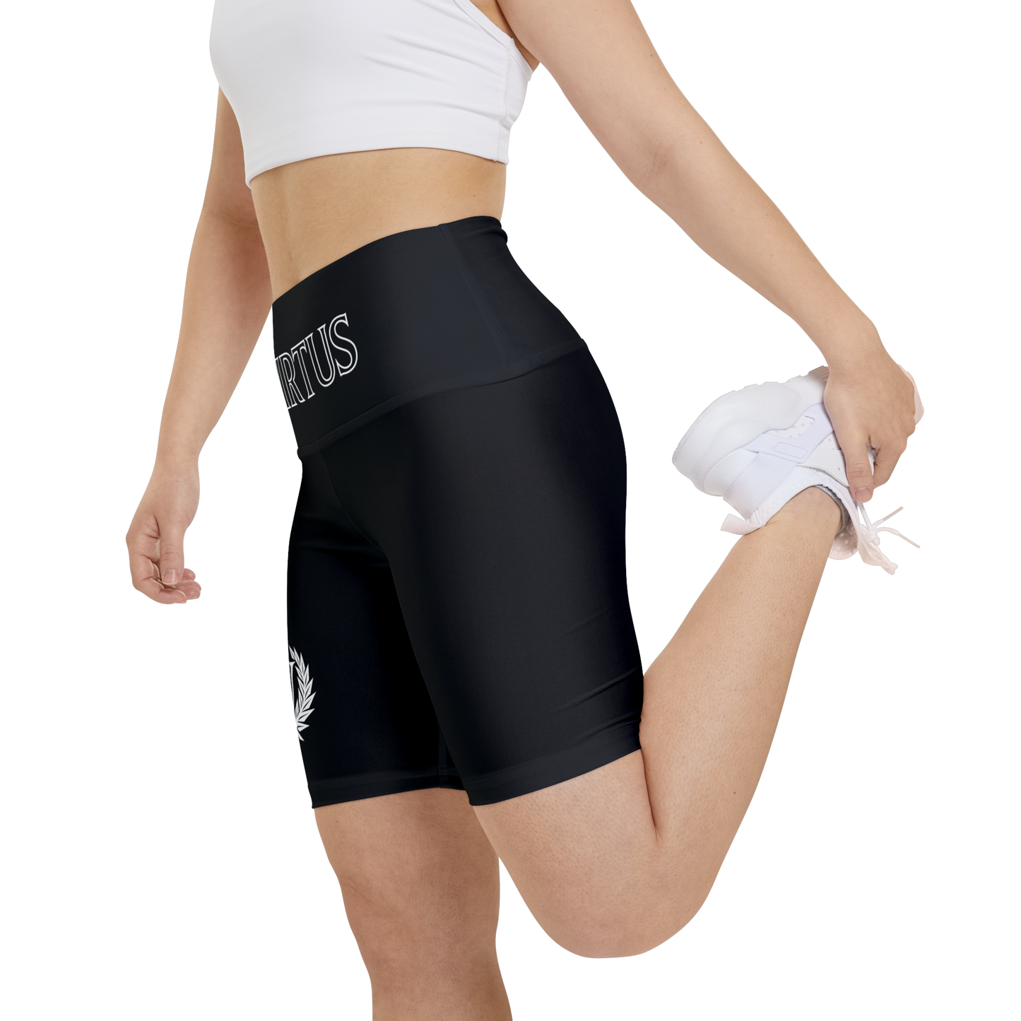 Black Virtus Women's Workout Shorts