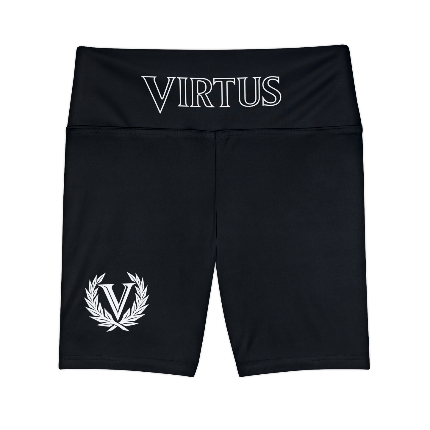 Black Virtus Women's Workout Shorts