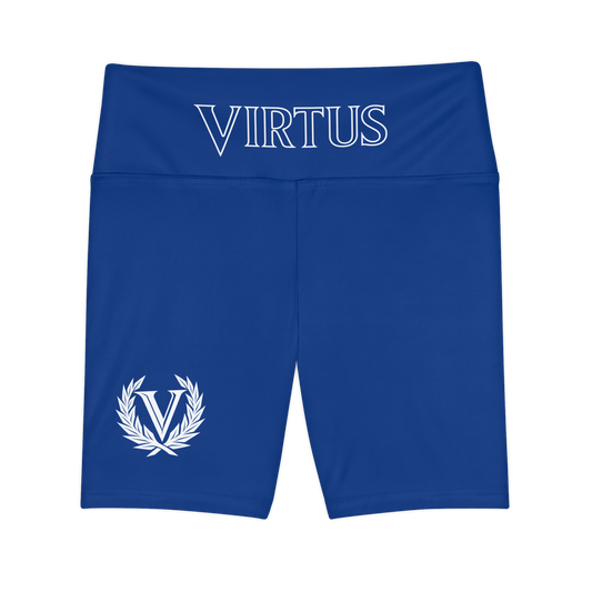 Blue Virtus Women's Workout Shorts