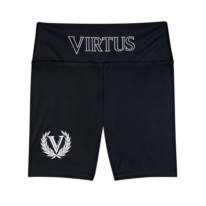 Black Virtus Women's Workout Shorts