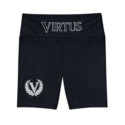 Black Virtus Women's Workout Shorts